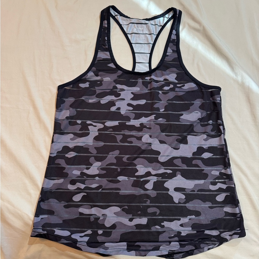 Zyia Camo Racerback Tank Top